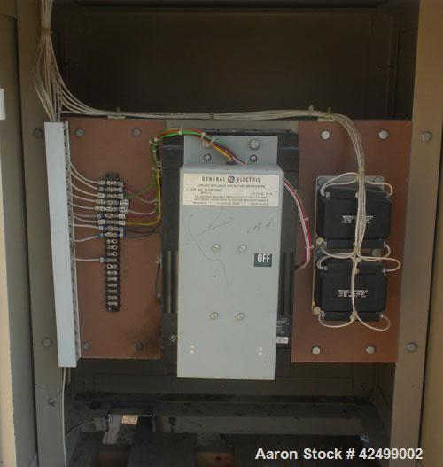 Used Cummins 510 kW Standby Generator Set. 3/60/277/480V. Cummins Engine Model VTA-1710-GS, Engine No. 37102212. Stand alone control panel with 800 Amp breaker. 314 hrs.