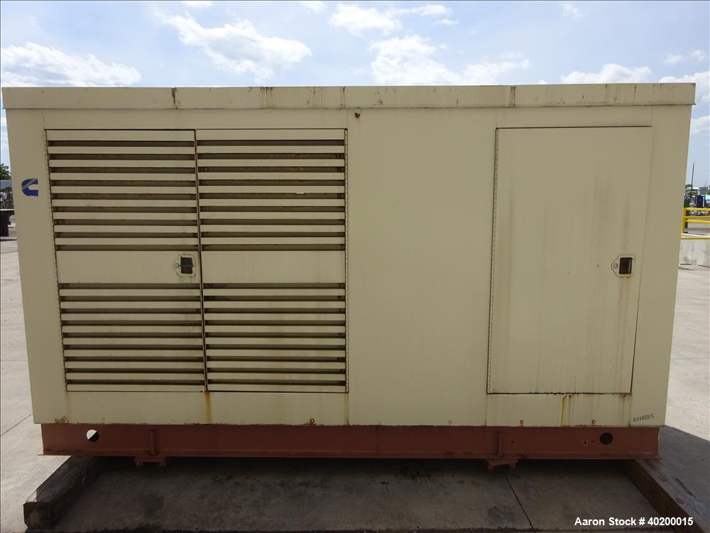 Used Cummins 250 kW standby natural gas generator set type HC I434F1,