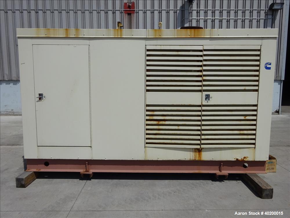 Used Cummins 250 kW standby natural gas generator set type HC I434F1,