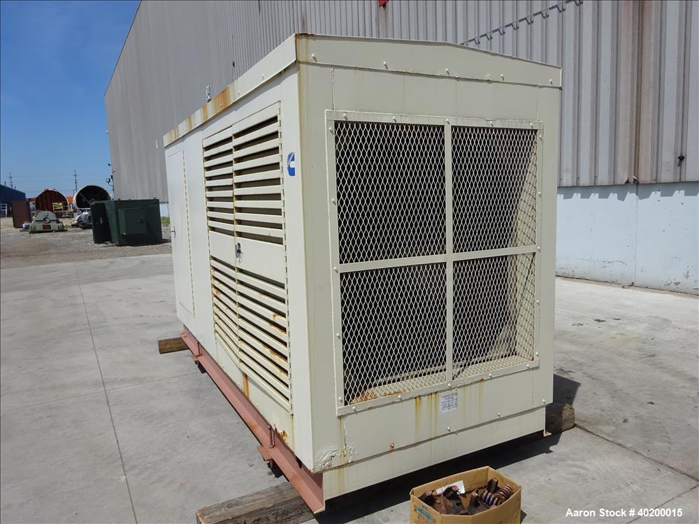 Used Cummins 250 kW standby natural gas generator set type HC I434F1,
