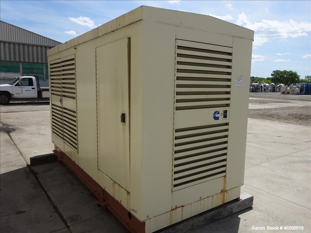 Used Cummins 250 kW standby natural gas generator set type HC I434F1,