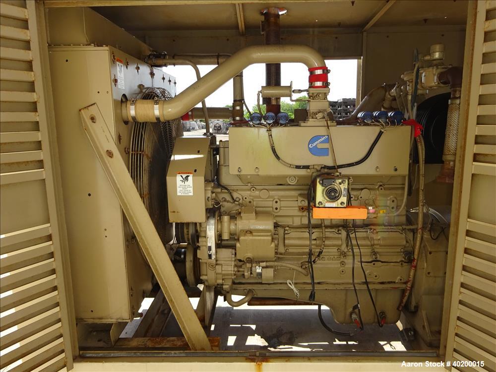 Used Cummins 250 kW standby natural gas generator set type HC I434F1,