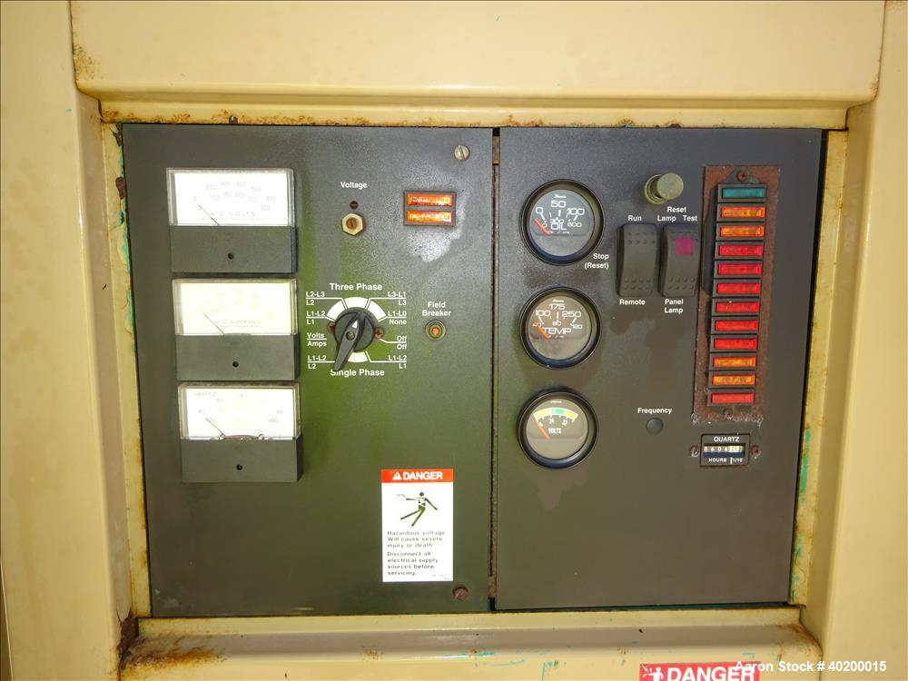 Used Cummins 250 kW standby natural gas generator set type HC I434F1,