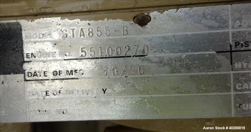 Used Cummins 250 kW standby natural gas generator set type HC I434F1,
