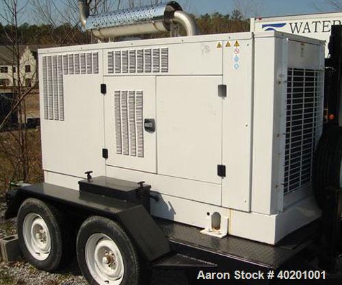 Unused-Used: Cummins 175 kW diesel generator set, model 175DGFB, trailer mounted. 3/60/277/480V, 260 hours. Manufactured 3/15/96.