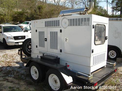 Unused-Used: Cummins 175 kW diesel generator set, model 175DGFB, trailer mounted. 3/60/277/480V, 260 hours. Manufactured 3/15/96.