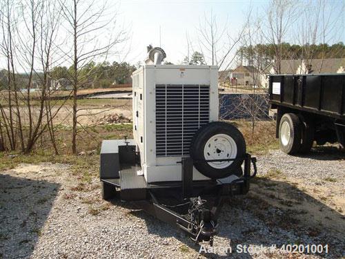 Unused-Used: Cummins 175 kW diesel generator set, model 175DGFB, trailer mounted. 3/60/277/480V, 260 hours. Manufactured 3/15/96.