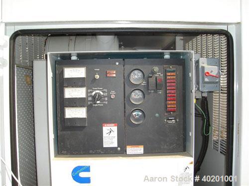 Unused-Used: Cummins 175 kW diesel generator set, model 175DGFB, trailer mounted. 3/60/277/480V, 260 hours. Manufactured 3/15/96.