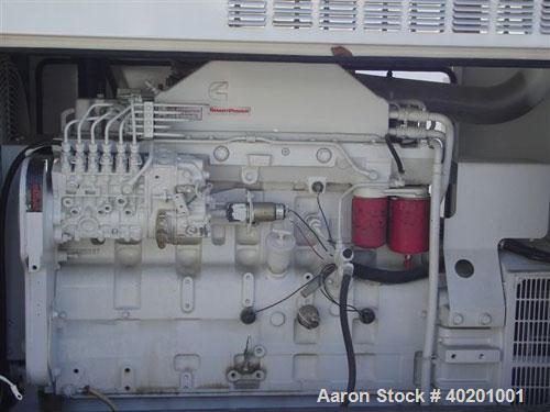 Unused-Used: Cummins 175 kW diesel generator set, model 175DGFB, trailer mounted. 3/60/277/480V, 260 hours. Manufactured 3/15/96.