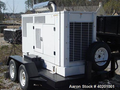 Unused-Used: Cummins 175 kW diesel generator set, model 175DGFB, trailer mounted. 3/60/277/480V, 260 hours. Manufactured 3/15/96.