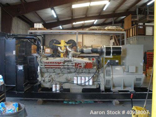 Unused-New Cummins 1500 kW Diesel Generator Set. Cummins KTA50 G9 EPA tier 1 engine. Stamford Newage generator end 3/60/277/480 volt. Deep Sea electronic panel. 2500 amp main breaker.