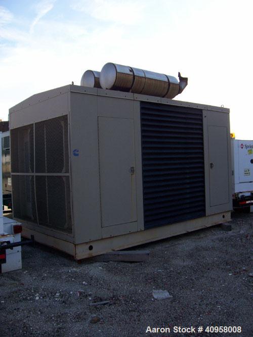 UsedCummins 450 kW Natural Gas Generator Set. Cu