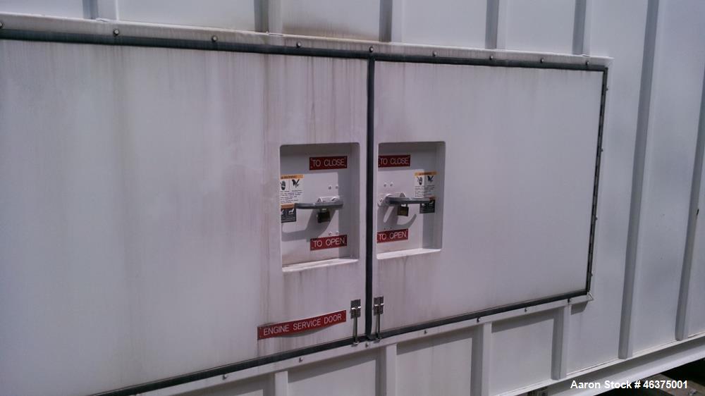 Used Cummins 1500 kW standby (1250 kW prime) diesel generator set, model 1500DFLE, SN-K010303579. Cummins KTA-50-G9 engine rated 2220 HP at 1800 RPM, SN-25274894. 3/60/277/480V. PMG  permanent magnet...
