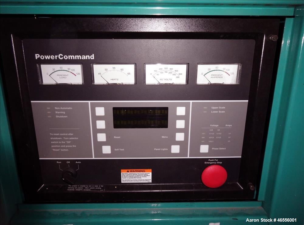 Used Cummins 500 kW Standby (455 kW Prime) Diesel Generator Set, Model DFED-404