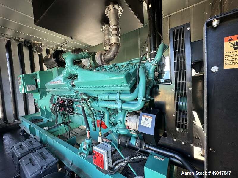 Used Cummins DQGAB 1500 kW Diesel Generator – Tier 2, PMG, Sound Enclosure, UL2085 Fuel Tank