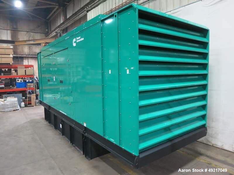 Unused Cummins 750 kW Diesel Generator – Model DQCB, Tier 2, UL142 Fuel Tank, Sound Enclosure (2024)