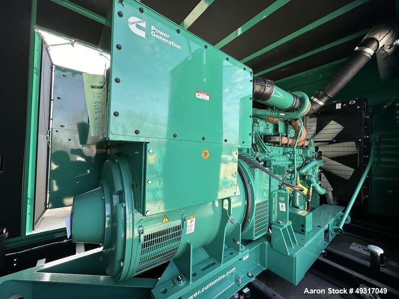 Unused Cummins 750 kW Diesel Generator – Model DQCB, Tier 2, UL142 Fuel Tank, Sound Enclosure (2024)
