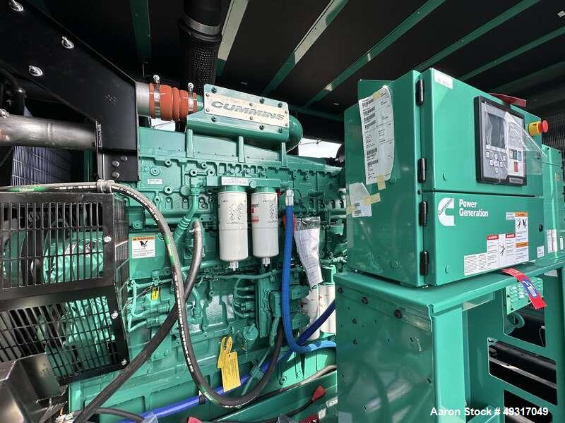 Unused Cummins 750 kW Diesel Generator – Model DQCB, Tier 2, UL142 Fuel Tank, Sound Enclosure (2024)