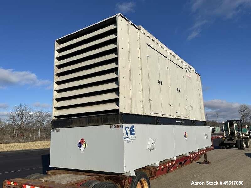 Used Cummins 750 kW Diesel Generator – DQFAA, Tier 2, 480V Capable, UL2085 Tank, Passed Load Test