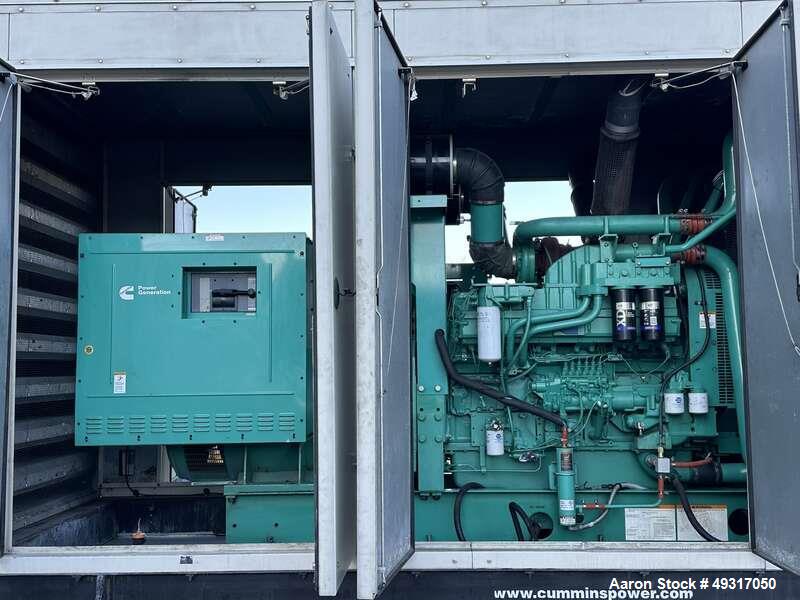Used Cummins 750 kW Diesel Generator – DQFAA, Tier 2, 480V Capable, UL2085 Tank, Passed Load Test