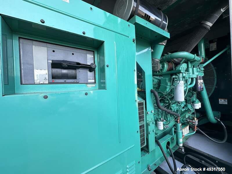Used Cummins 750 kW Diesel Generator – DQFAA, Tier 2, 480V Capable, UL2085 Tank, Passed Load Test