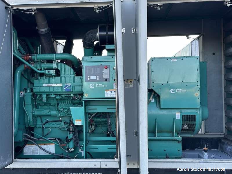 Used Cummins 750 kW Diesel Generator – DQFAA, Tier 2, 480V Capable, UL2085 Tank, Passed Load Test