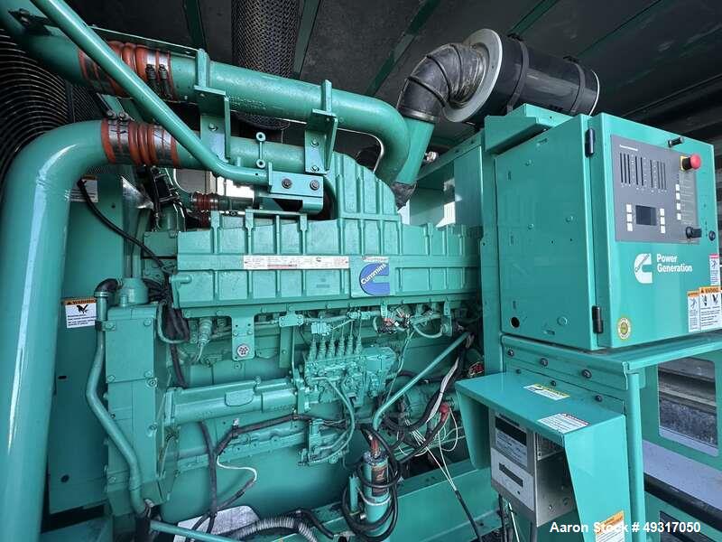 Used Cummins 750 kW Diesel Generator – DQFAA, Tier 2, 480V Capable, UL2085 Tank, Passed Load Test