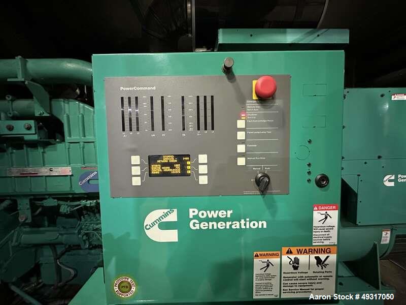 Used Cummins 750 kW Diesel Generator – DQFAA, Tier 2, 480V Capable, UL2085 Tank, Passed Load Test