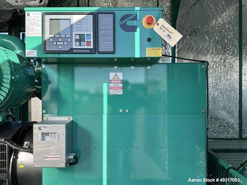 Unused Cummins 500 kW Natural Gas Generator – C500N6B, Utility Paralleling, Sound Enclosure, 2025