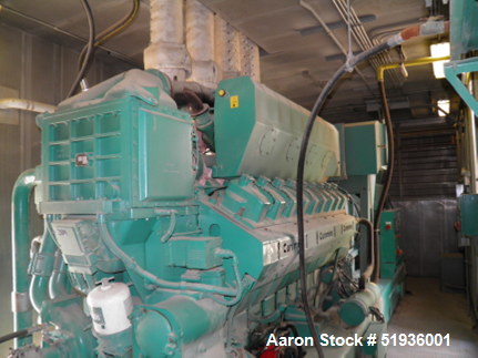 Used-Cummins Natural Gas Generator, 2000 KW