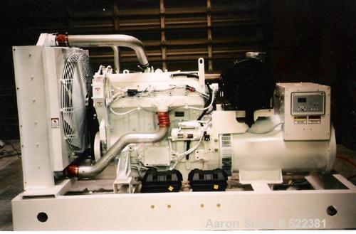 Unused-NEW Cummins powered 450 kW standby diesel generator set. Cummins QSX15-G9 EPA tier 3 engine. Marathon generator, 3/60...