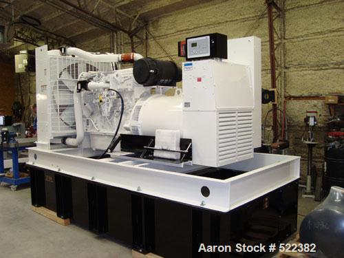 Unused-NEW- Cummins Powered 500 kW Standby Diesel Generator Set. Cummins QSX15-G9 EPA tier 2 engine rated 755HP @ 1800 RPM SN-32058501. Marathon generator model 572RSL4027 SN-MX-124547-0908, 3/60/208...