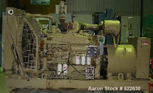 USED: Cummins 500 kW diesel generator set. Marathon generator, model680FDR7028GHW. Standby rated at 500 kW (625 kva). 277/480 volts,3 phase (752 amps), 60 hertz, 1800 rpm, 0.8 PF. 10 lead reconnectab...