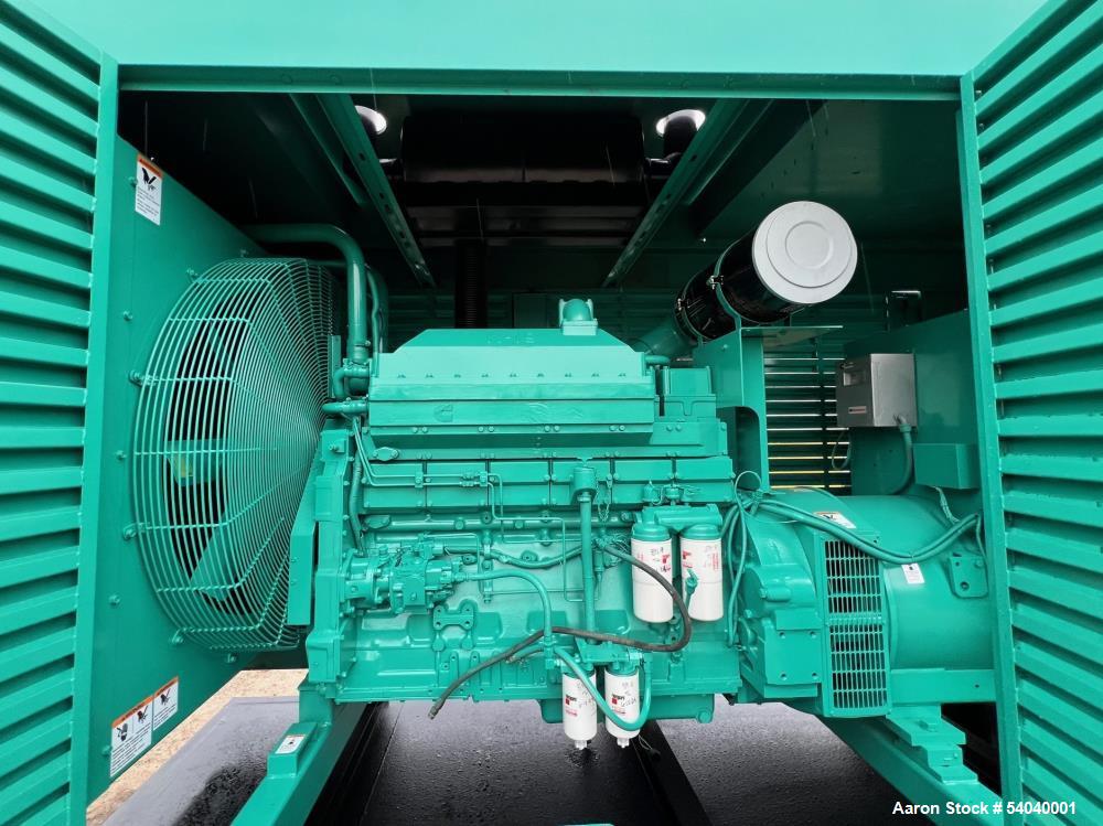 Used 400kW Cummins Enclosed Diesel Generator – Model 400DFEB, 1300-Gal Tank, 955 Hours, 3-Phase