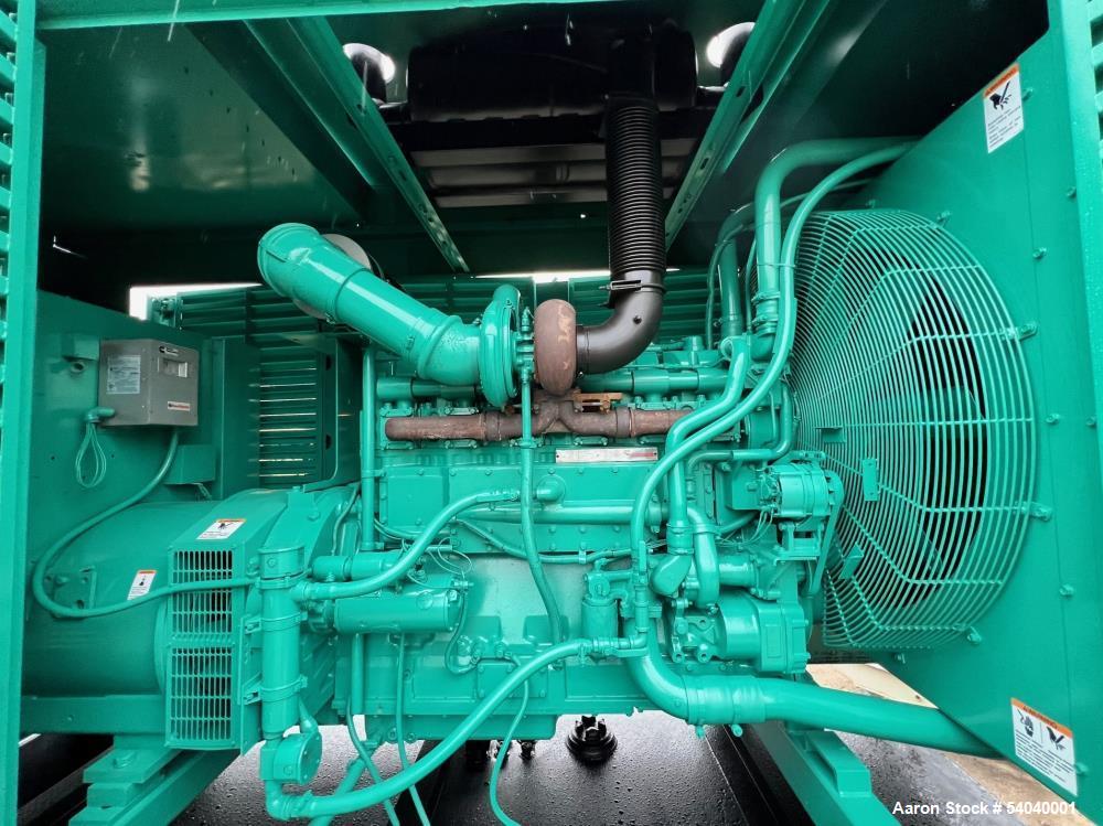 Used 400kW Cummins Enclosed Diesel Generator – Model 400DFEB, 1300-Gal Tank, 955 Hours, 3-Phase