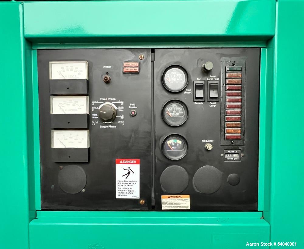 Used 400kW Cummins Enclosed Diesel Generator – Model 400DFEB, 1300-Gal Tank, 955 Hours, 3-Phase