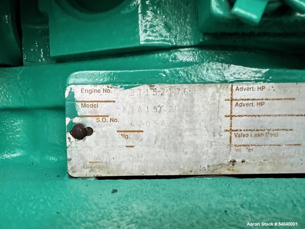 Used 400kW Cummins Enclosed Diesel Generator – Model 400DFEB, 1300-Gal Tank, 955 Hours, 3-Phase