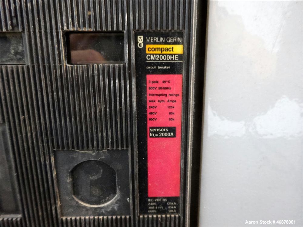 Used Detroit Diesel Spectrum 1000 kW diesel generator. Detroit 24V-71TA engine