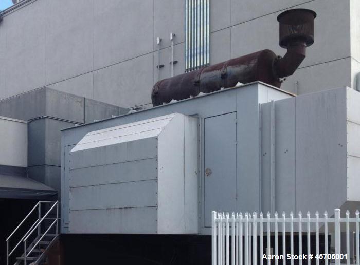 Used Detroit Diesel / MTU 1360 kW diesel generator. MTU model 12V4000 engine
