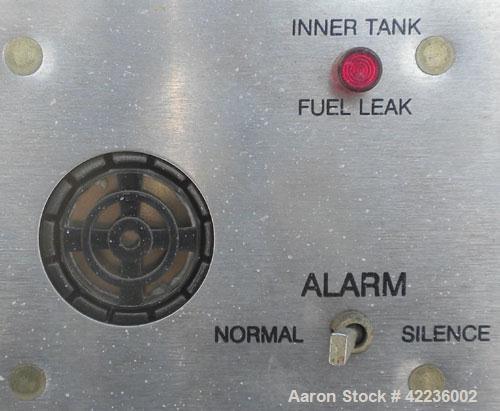Used Detroit Diesel / Spectrum 150 kW standby generator set. Model 150DS60 SN-387426. 3/60/277/480V.Main-line curcuit breaker. Battery charger, block heater, sub-base fuel tank, muffler. 275Hrs,