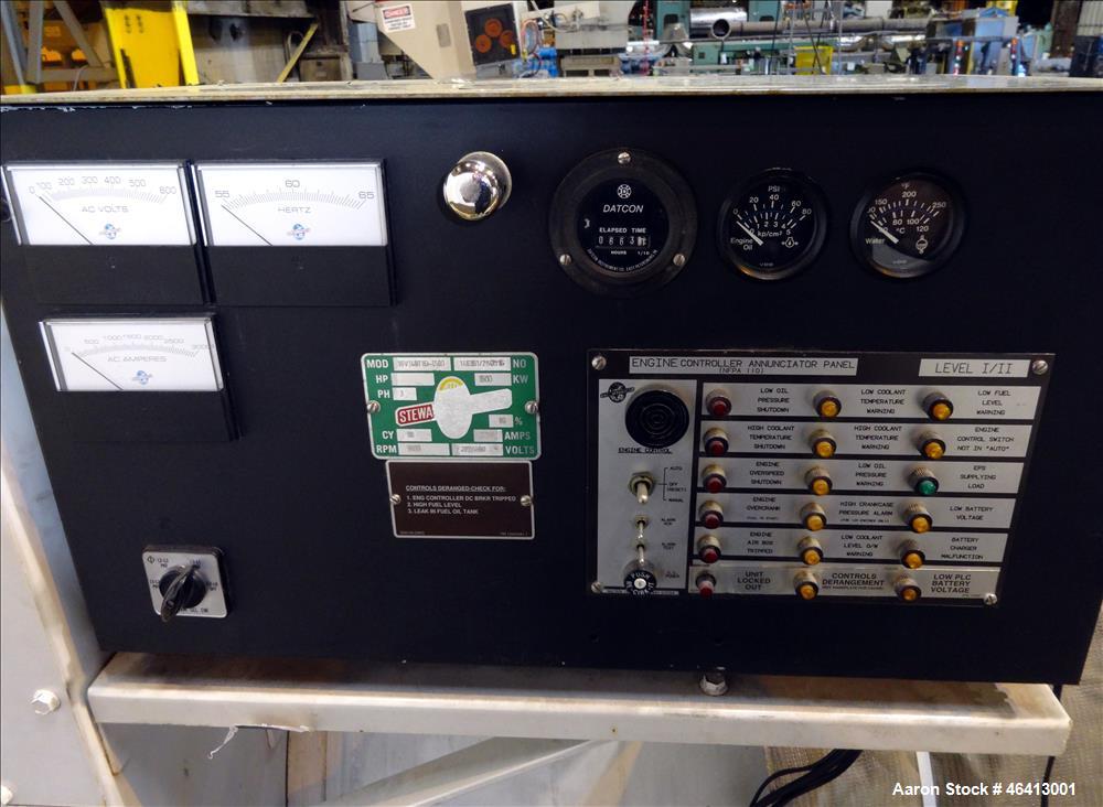 Used Detroit Diesel 1500 kW diesel generator. Detroit Diesel 16V149 engine.