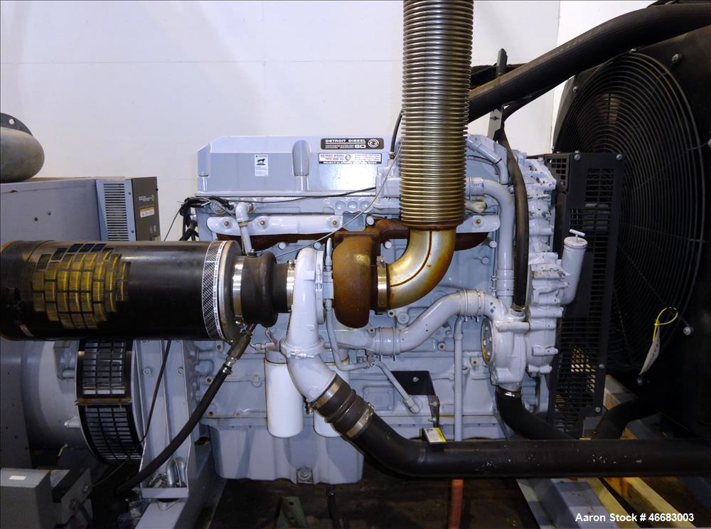 Used Detroit Diesel Spectrum 260 kW  diesel generator, model 250SE