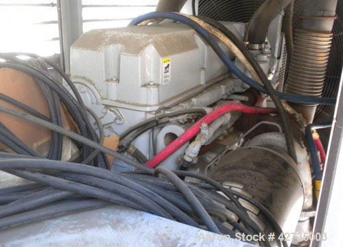Used Detroit Diesel / MTU trailer mounted 300 kW diesel generator set, Detroit Diesel model 300DSE, serial #773417, Detroit Diesel model S60 4-cycle engine rated 490HP @ 1800 RPM, turbocharged, after...