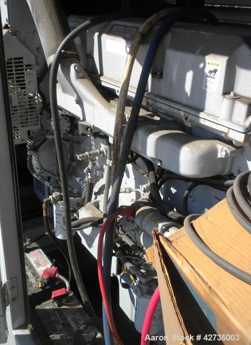 Used Detroit Diesel / MTU trailer mounted 300 kW diesel generator set, Detroit Diesel model 300DSE, serial #773417, Detroit Diesel model S60 4-cycle engine rated 490HP @ 1800 RPM, turbocharged, after...