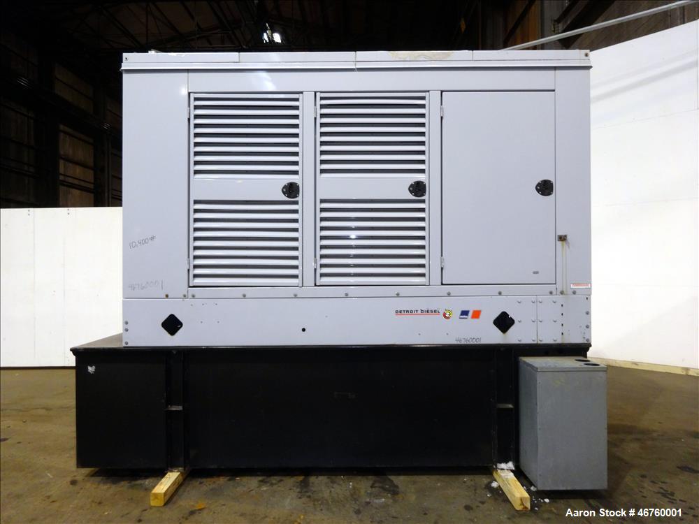 Used-Detroit Diesel 405 kW diesel generator model 400DSE. Detroit Series 60 engi