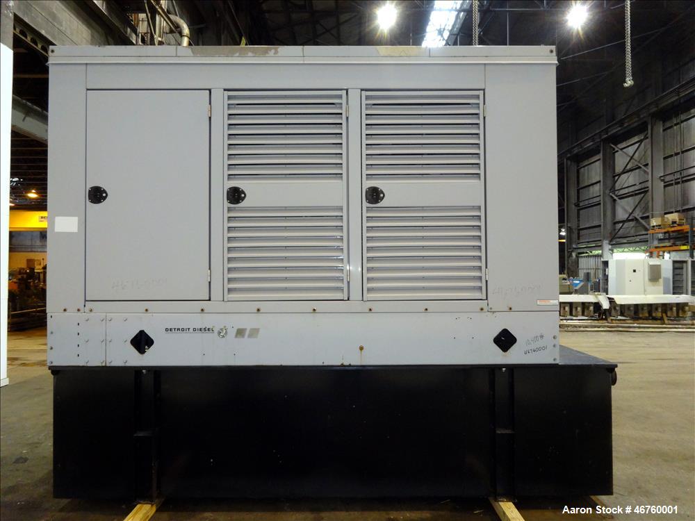 Used Detroit Diesel 405 kW diesel generator model 400DSE. Detroit Series 60 engi