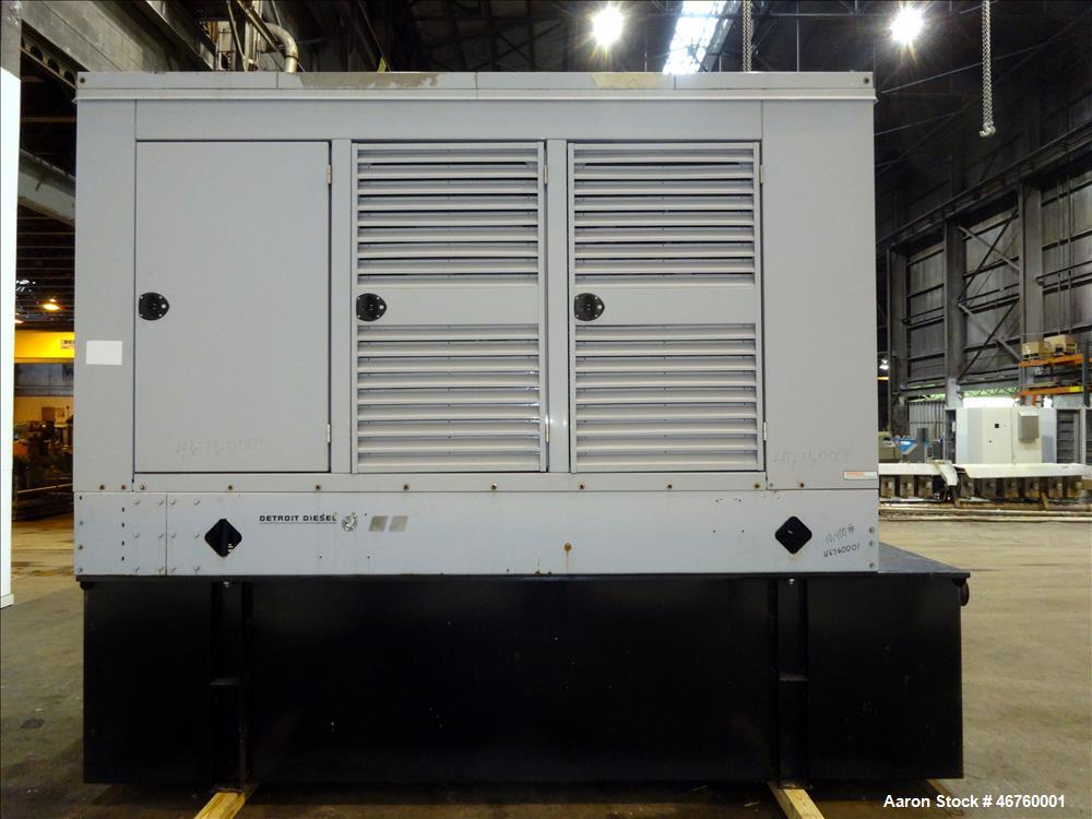 Used-Detroit Diesel 405 kW diesel generator model 400DSE. Detroit Series 60 engi