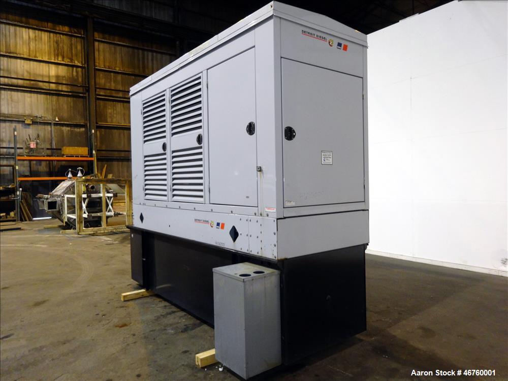 Used Detroit Diesel 405 kW diesel generator model 400DSE. Detroit Series 60 engi