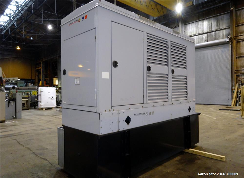 Used-Detroit Diesel 405 kW diesel generator model 400DSE. Detroit Series 60 engi