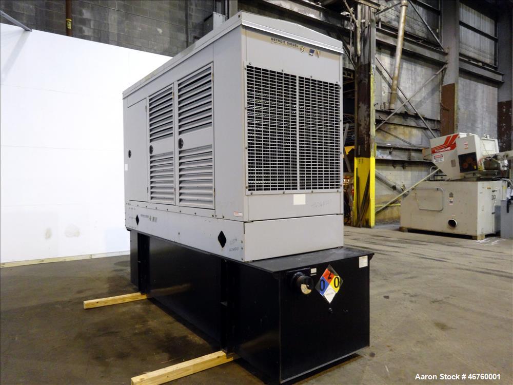 Used Detroit Diesel 405 kW diesel generator model 400DSE. Detroit Series 60 engi